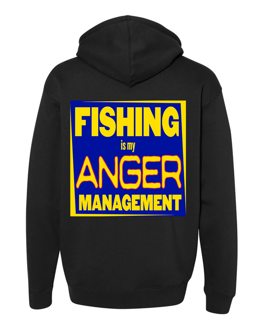 Fishing Is My Anger Management Hoodie