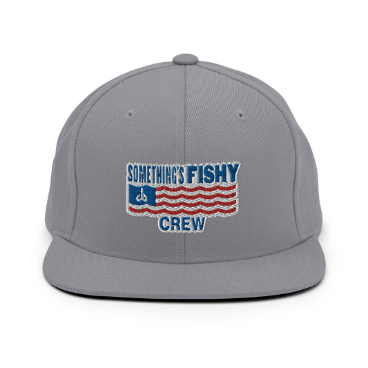 Something's Fishy Crew Snapback hat