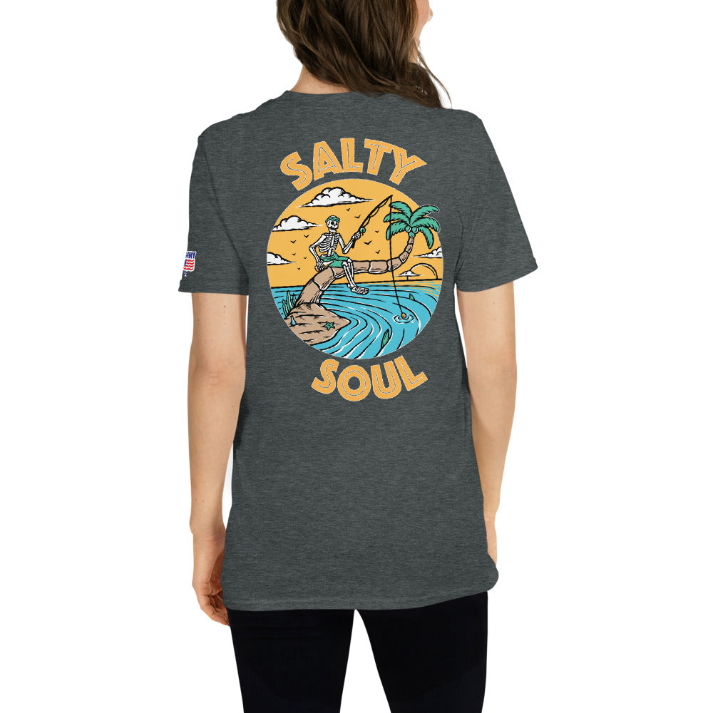 "Island Salty Soul" Fishing tshirt by Something's Fishy