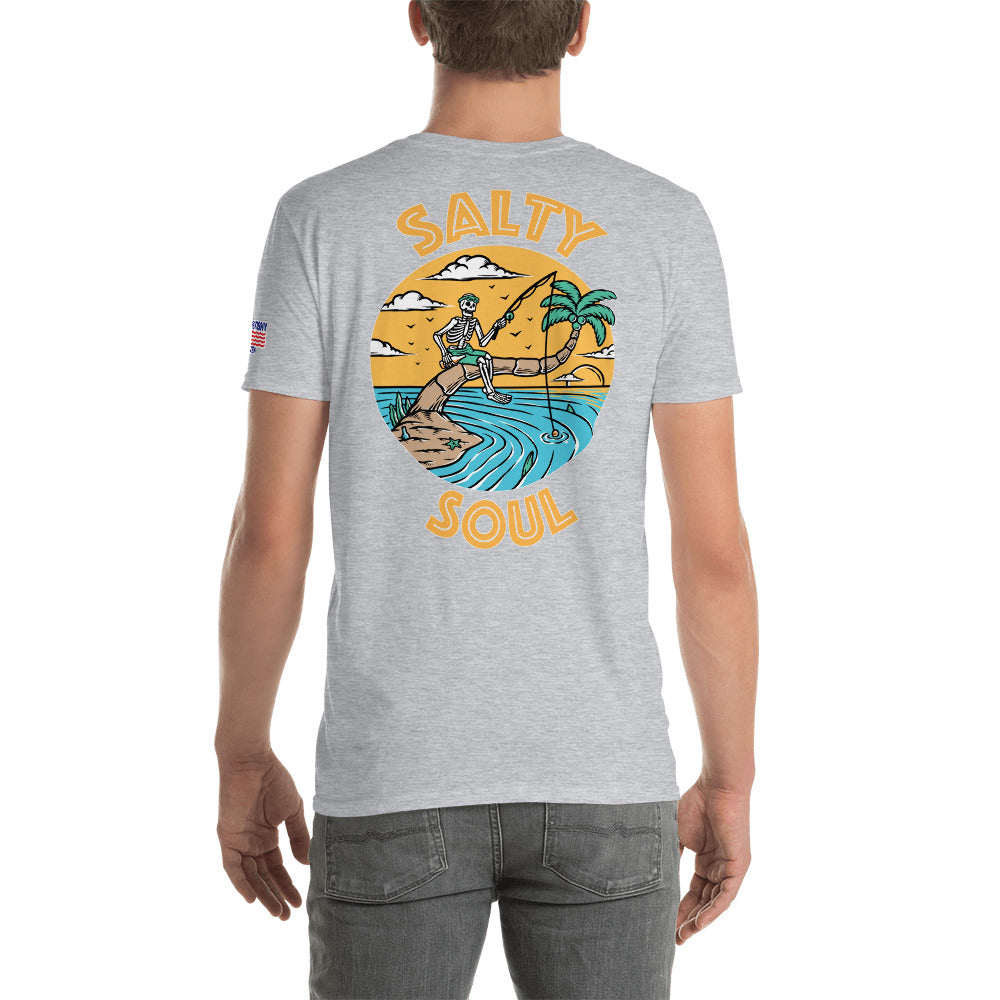 "Island Salty Soul" Fishing tshirt by Something's Fishy