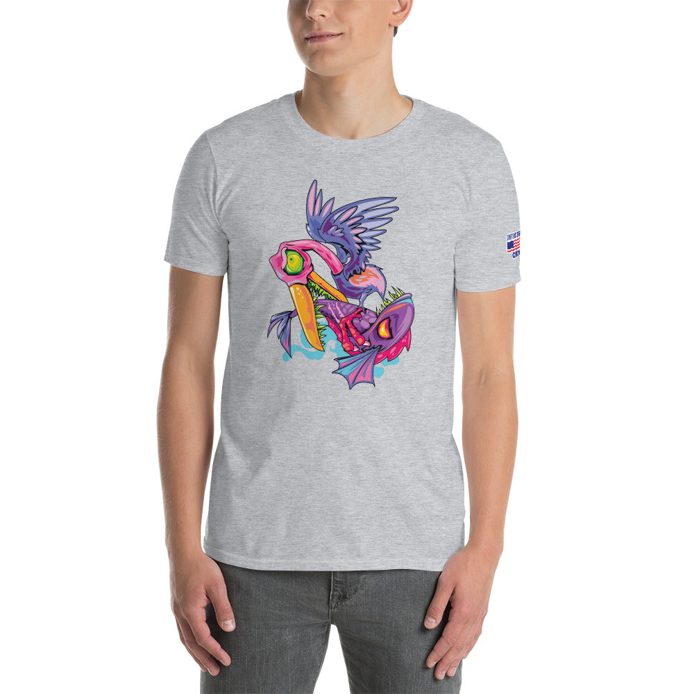 Kite Fishing Unisex T-Shirt by Something's Fishy