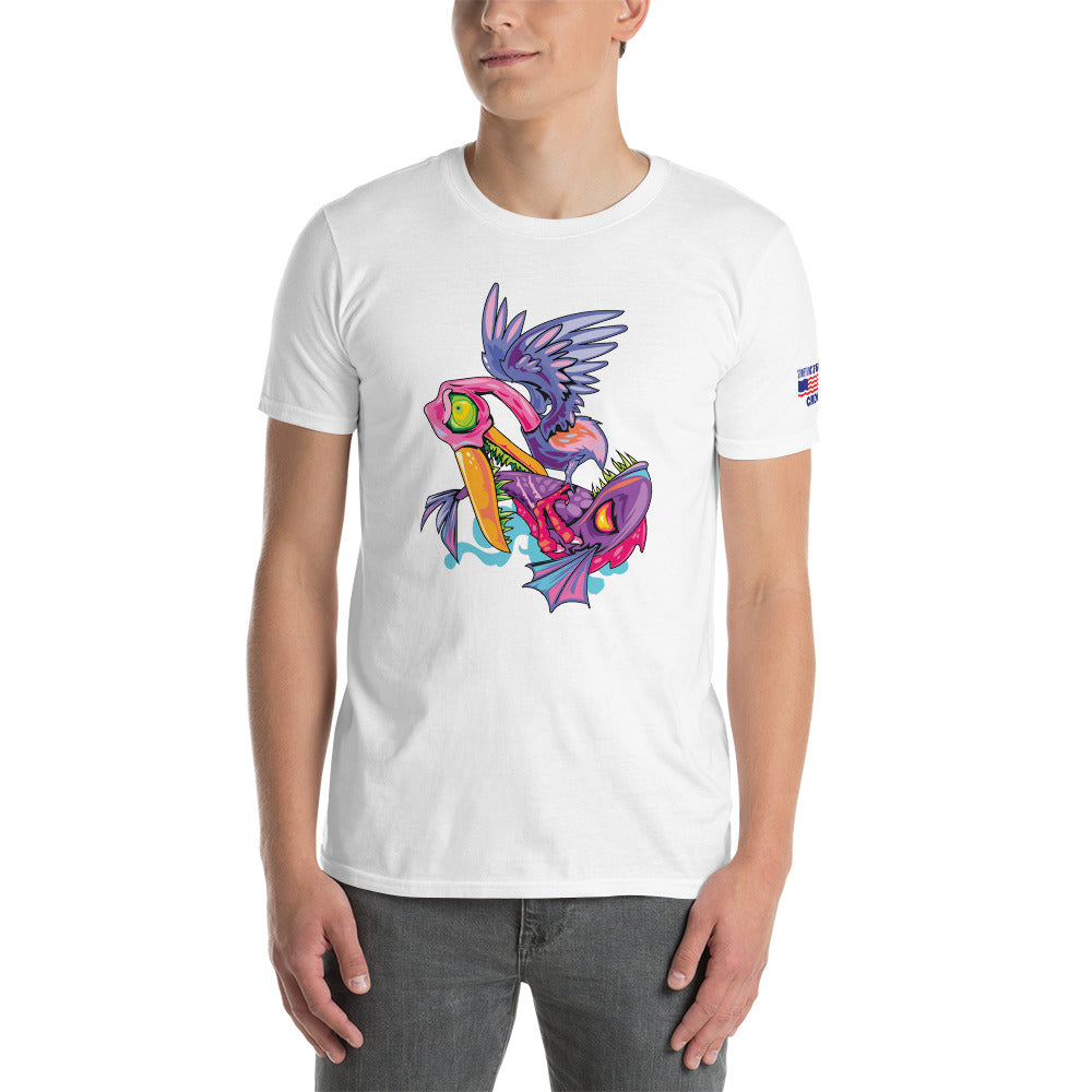 Kite Fishing Unisex T-Shirt by Something's Fishy